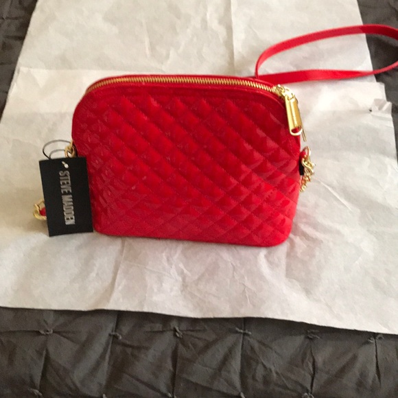 Steve Madden Patent Quilted Dome Crossbody Bag - Picture 3 of 5